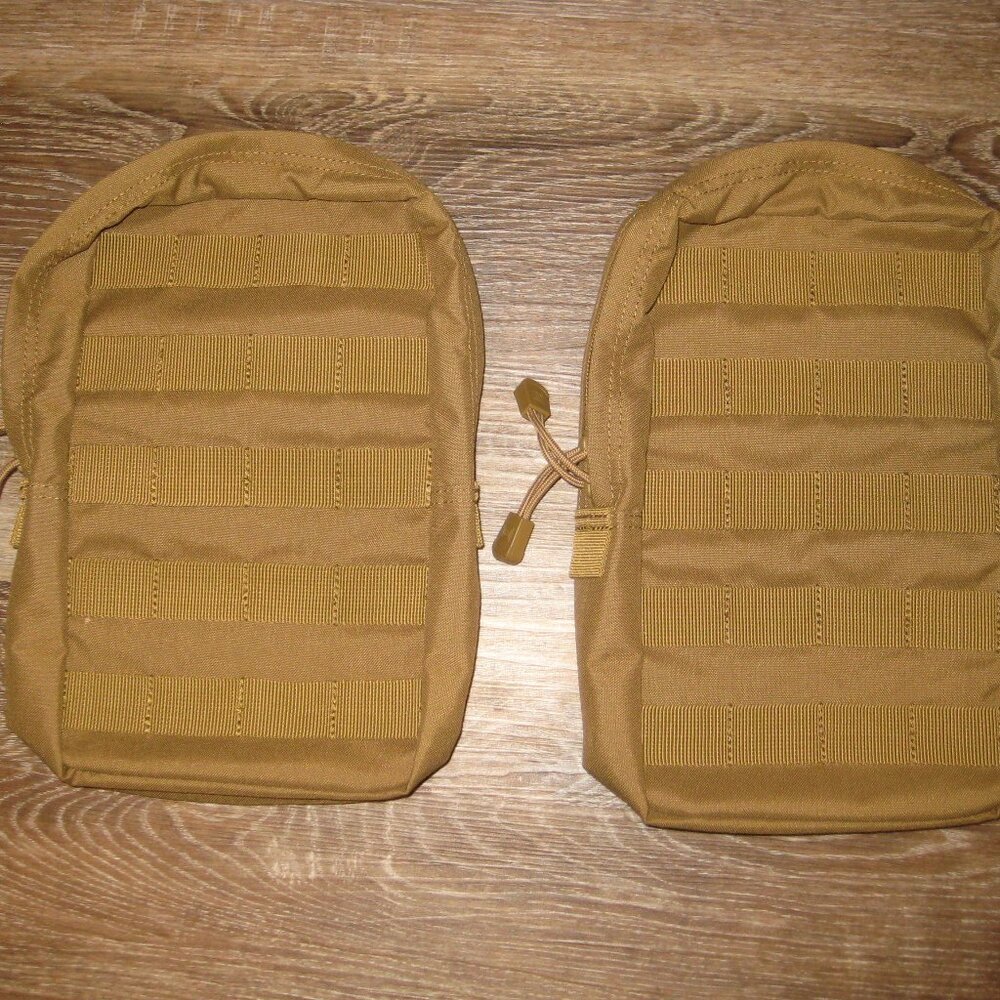 5.11 Tactical 6.10 Vertical Pouch Flat Dark Earth Molle, Slick Stick Set of 2
